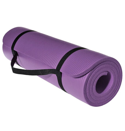 Marxx Yoga Mat with Carrier Strap (72"L x 24"W x 1/2" Thick)